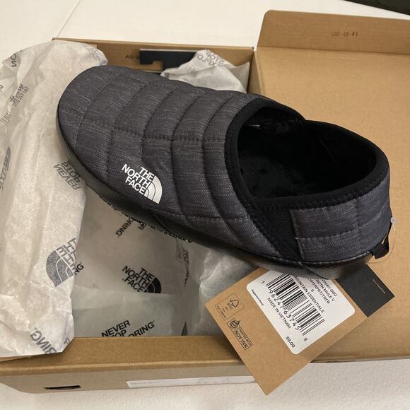NEW The North Face ThermoBall Traction Mule V Slippers Women’s Phantom Grey 6 - Picture 1 of 5